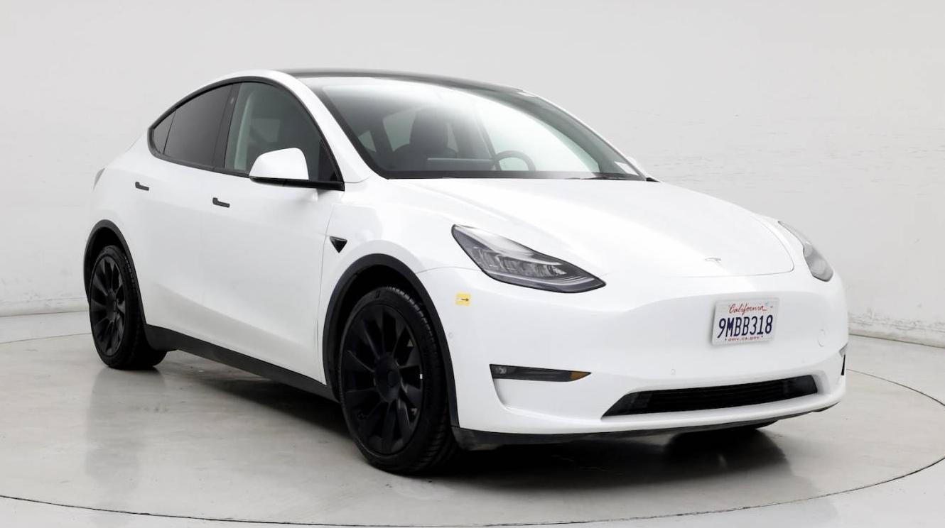 TESLA MODEL Y 2021 5YJYGDEE3MF215356 image